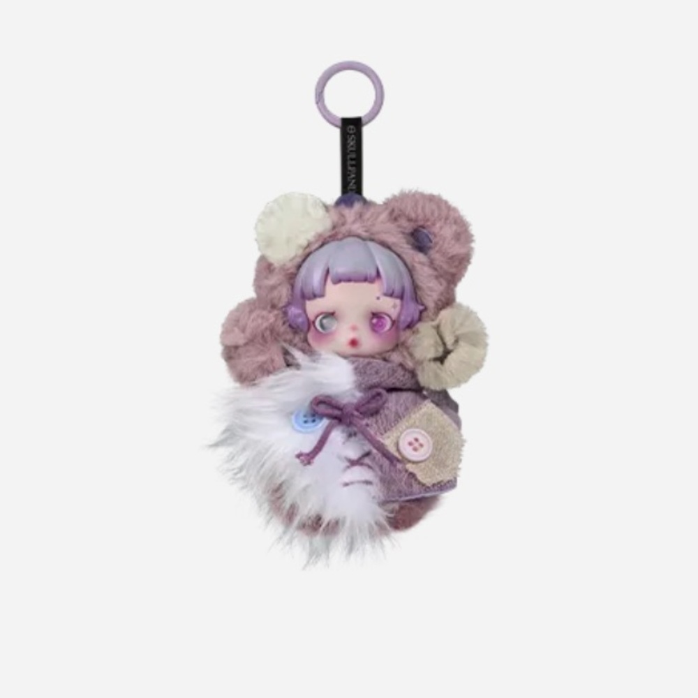 SKULLPANDA - You Found Me! - Ratty Bear Plush Pendant Keychain